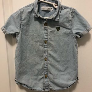 Zara denim shirt for toddler boy